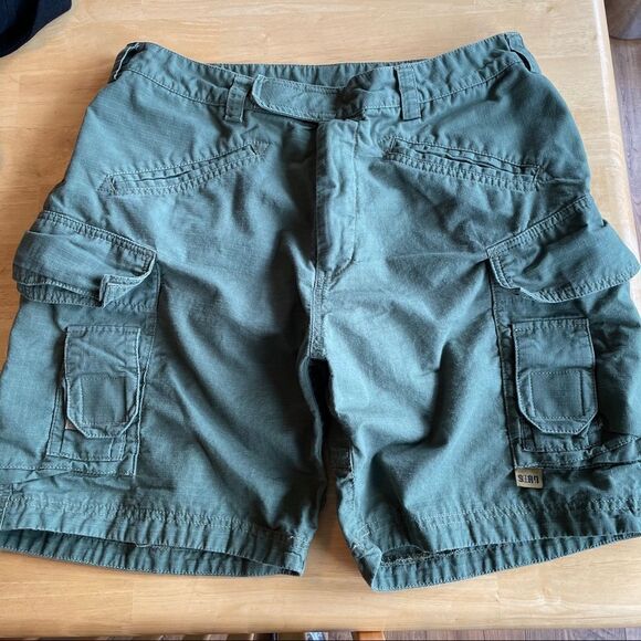 Men’s Green Sord Tactical Cargo shorts size 38 - Picture 1 of 4